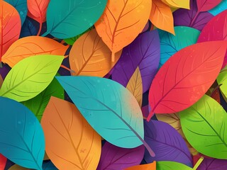 Obraz premium pattern with leaves