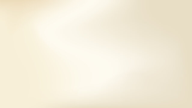 Fototapeta Beige cream gradient bg. Neutral champagne gradation background. Light nude studio graphic. Abstract ivory presentation backdrop. Delucate ecru smooth simple banner. Nacre subtle wallpaper