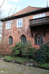 Ansicht des Klosters Lüne in der Stadt Lüneburg, Niedersachsen