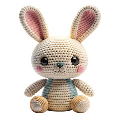 Crochet amigurumi handmade stuffed soft crochet plushies toy in colored sweater