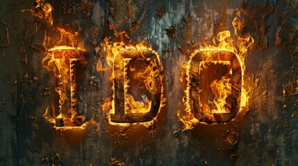 Inferno Decentralized fundraising concept art poster.