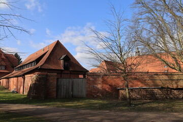 Obraz premium Ansicht des Klosters Lüne in der Stadt Lüneburg, Niedersachsen