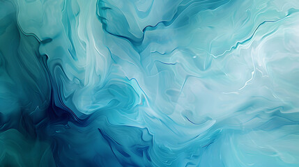 Obraz premium Beautiful original wide format abstract background image in blue and teal tones for design or creative work