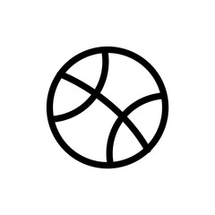 Vibrant Ball Icon for Sports and Recreation Enthusiasts