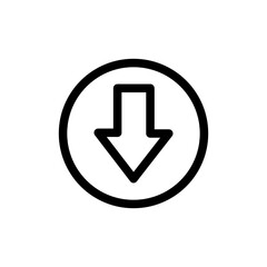 Efficient Download Icon for Software and Digital Media