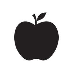 Apple vector sketch art silhouette