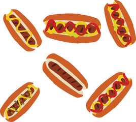 hot dog set