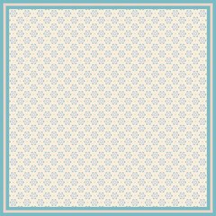 Modern and sweet pastel hijab design with seamless pattern