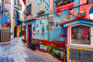 Vietri Sul Mare, Italy  Town Streets