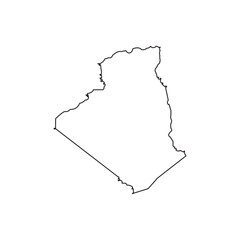 Algeria map icon