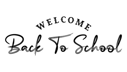 Back to school lettering typography t shirt vector illustration.