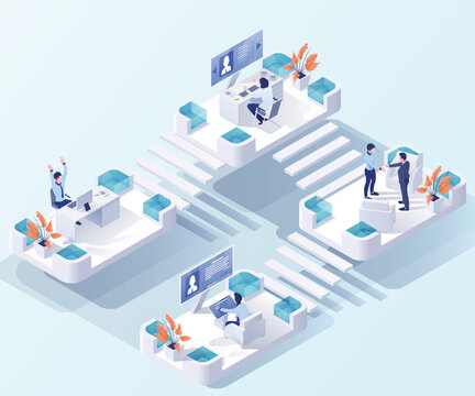 Isometric Resources | Recruitment | Human Resources