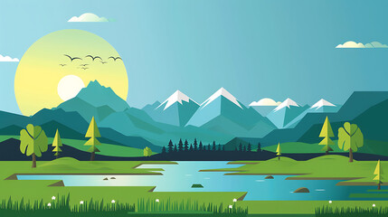 landscape illustration