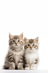 Cute kitten background.