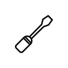 Screwdriver Icon for Tools and DIY Home Repairs