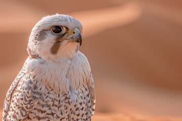 Fototapeta premium A close-up image of a bird of prey's face, ideal for use in wildlife or nature-themed projects
