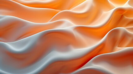 Fototapeta premium all orange background like waves