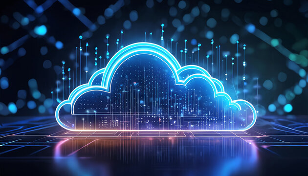 Cloud Computing Network Server Artificial Intelligence Data Modernization Transformation Technology	
