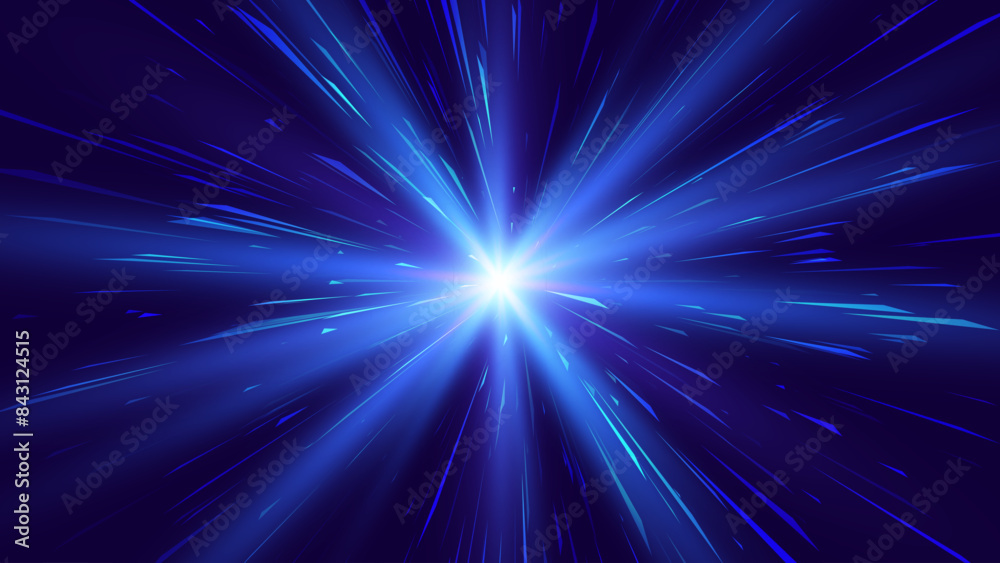 Poster abstract vector explosion. colorful light rays background. abstract shatter burst. cosmic background