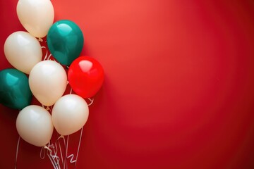 A bunch of colorful balloons in different shapes and sizes