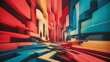 colored, abstract background