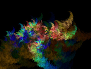 Imaginatory fractal abstract background Image