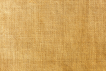 texture fabric burlap for sewing yellow background color macro