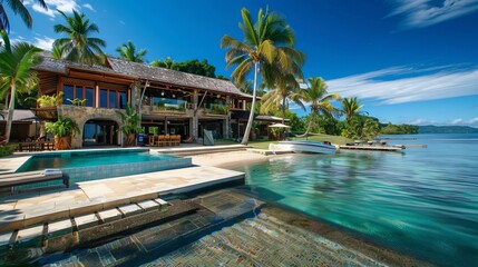 Oceanside view from vacation