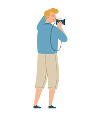 photographer man with camera