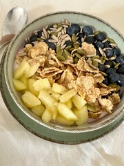Cereales con fruta 