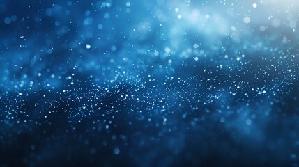 Blue abstract background with glitter.