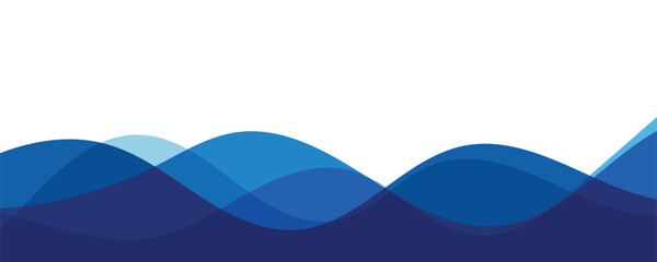 abstract blue wave background