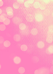 Pink bokeh vertical background for banner, poster, ad, celebrations, and various design works