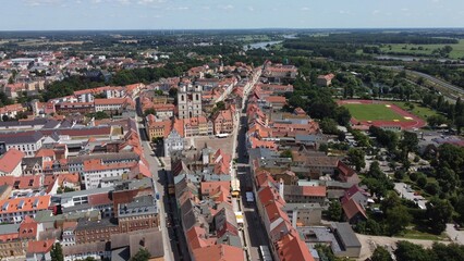 Obraz premium Lutherstadt Wittenberg - Blick auf die Innenstadt