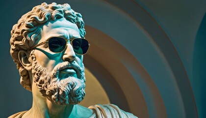 Greek statue sunglasses