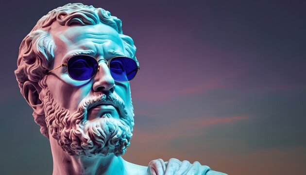 Greek statue sunglasses