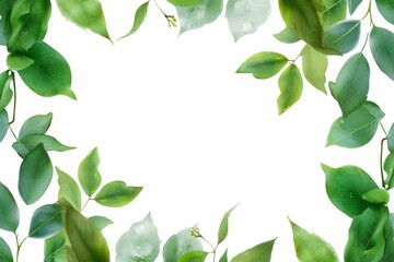 Fototapeta premium A nature-inspired design ideal for adding a touch of greenery to your creations.