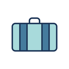 suitcase icon symbol vector template