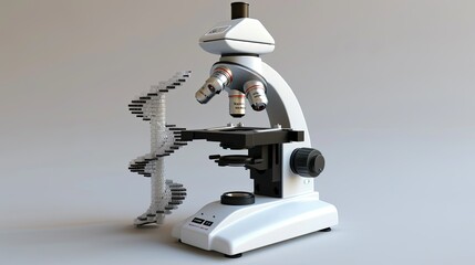 Medical analysis DNA research equipment technology test microscope