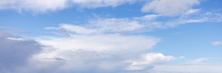 Blue partly cloudy mostly sunny clouds