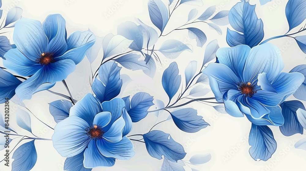 Wall mural seamless pattern ideal for modern design projects.