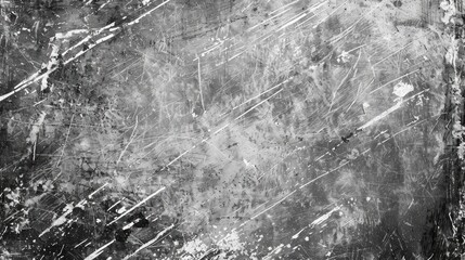 Gray grunge background with scratches, ai