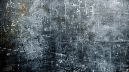 Obraz premium Gray grunge background with scratches, ai