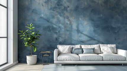 interior sleek frames on the wall with abstract copy space with sofa and bedroom with cushion set abstract background of interior 