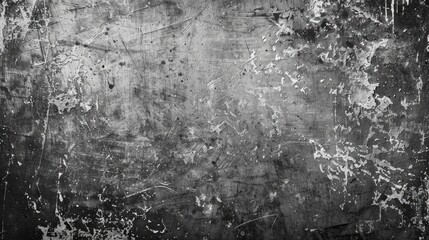 Obraz premium Gray grunge background with scratches, ai