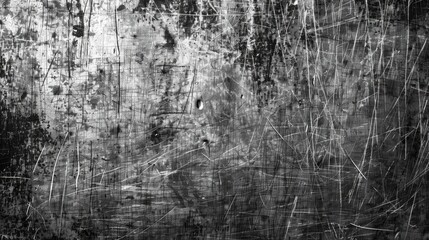 Gray grunge background with scratches, ai