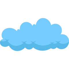 Single Cartoon Cloud