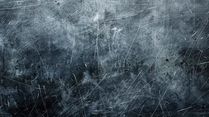 Gray grunge background with scratches, ai