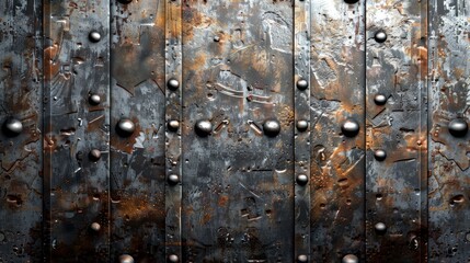 Fototapeta premium metal texture may used as background, ai