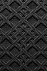 Naklejka premium Celtic knot pattern with interwoven lines